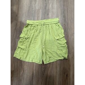 Out‎ From Under Women's Juno Utility Cargo Short Pockets Green Size Medium